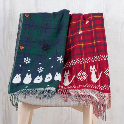 Kiki's Delivery Service Buttoned Check Stole Jiji