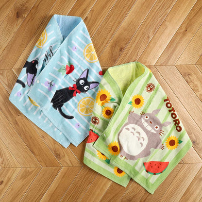 My Neighbor Totoro Totoro and Watermelon Junior Bath Towel - Studio Ghibli