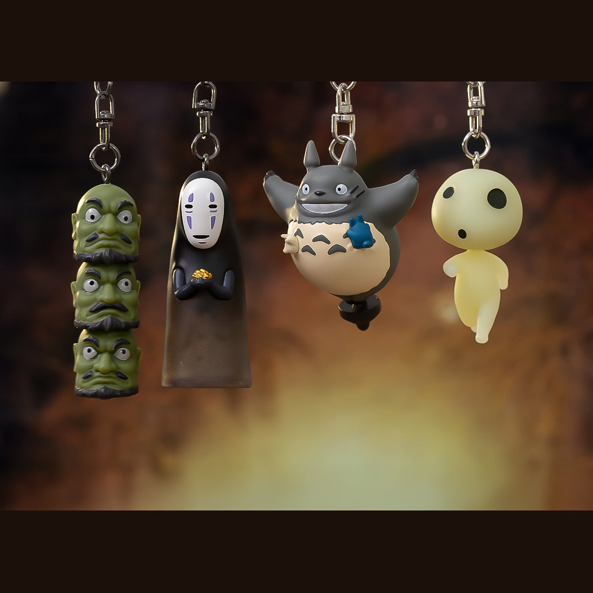 Spirited Away No-Face Gold Dust Keychain 4990593519873