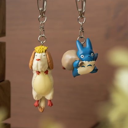 Studio Ghibli Howl's Moving Castle Dangling Heen Keychain 4990593542581