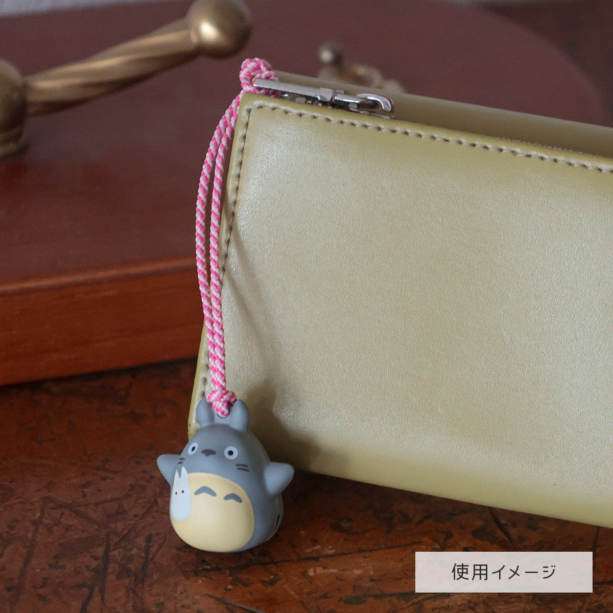 My Neighbor Totoro Kororin Bell Charm Big Totoro and Small Totoro Light Blue