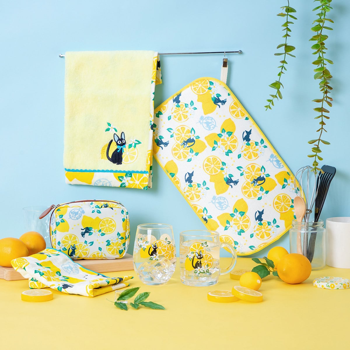 Kiki's Delivery Service Lemon Flower Series Cotton Mini Towel