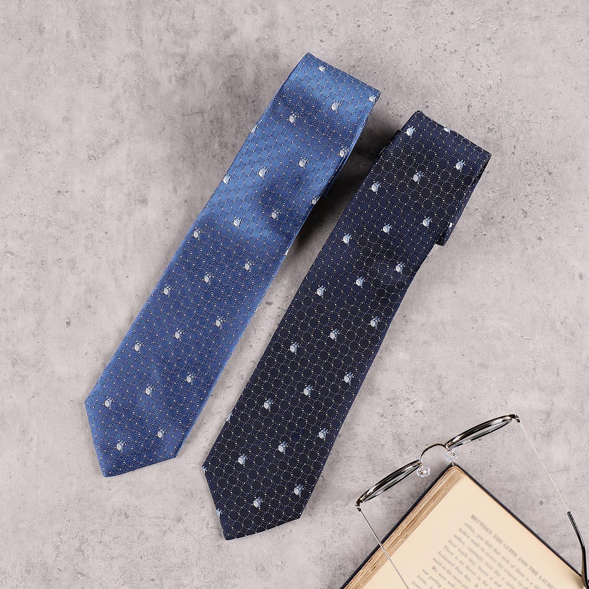 Studio Ghibli My Neighbor Totoro Tie 26SS Circle Dot Blue