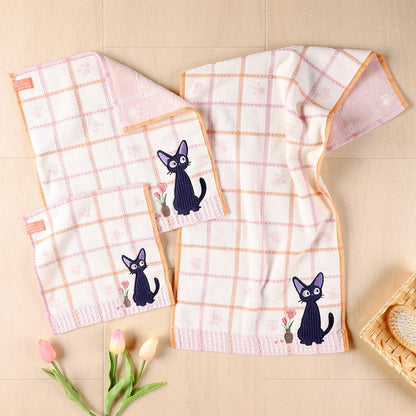 Kiki's Delivery Service 'Waffle Jiji' Wash Towel - Studio Ghibli