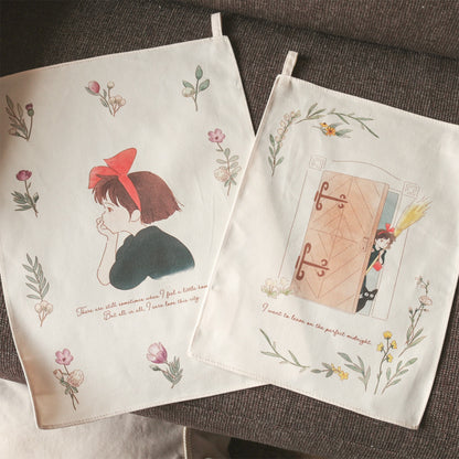 Donguri Closet Kiki's Delivery Service Fabric Poster Opening Door