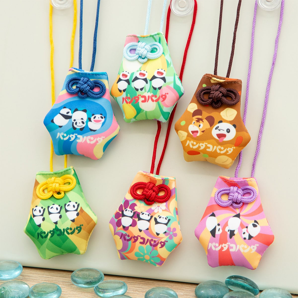 Panda Kopanda Happy Amulet Collection Blind Box Set of 6