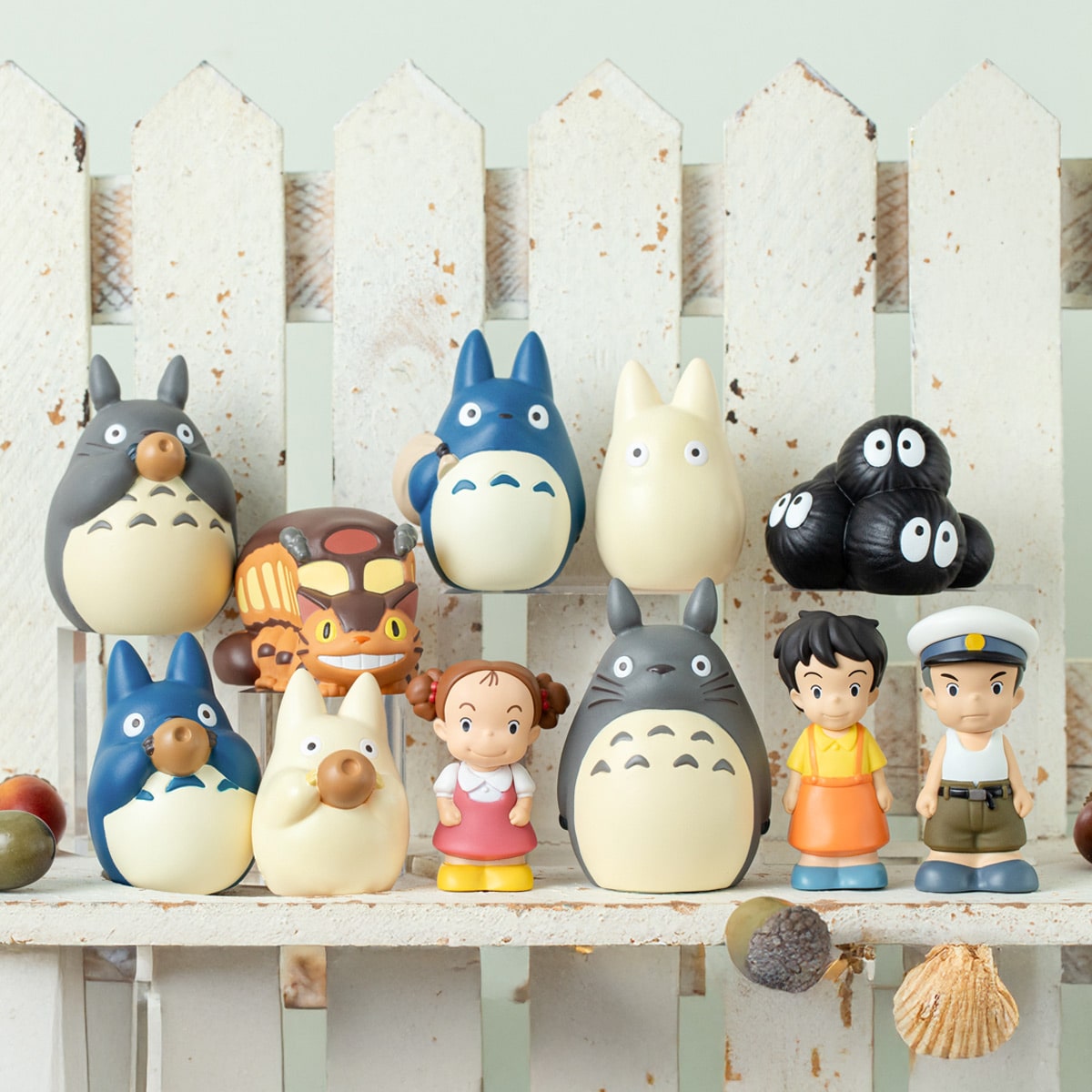 Studio Ghibli My Neighbor Totoro Middle Totoro Soft Vinyl Finger Doll