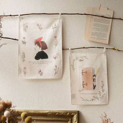 Donguri Closet Kiki's Delivery Service Fabric Poster Opening Door