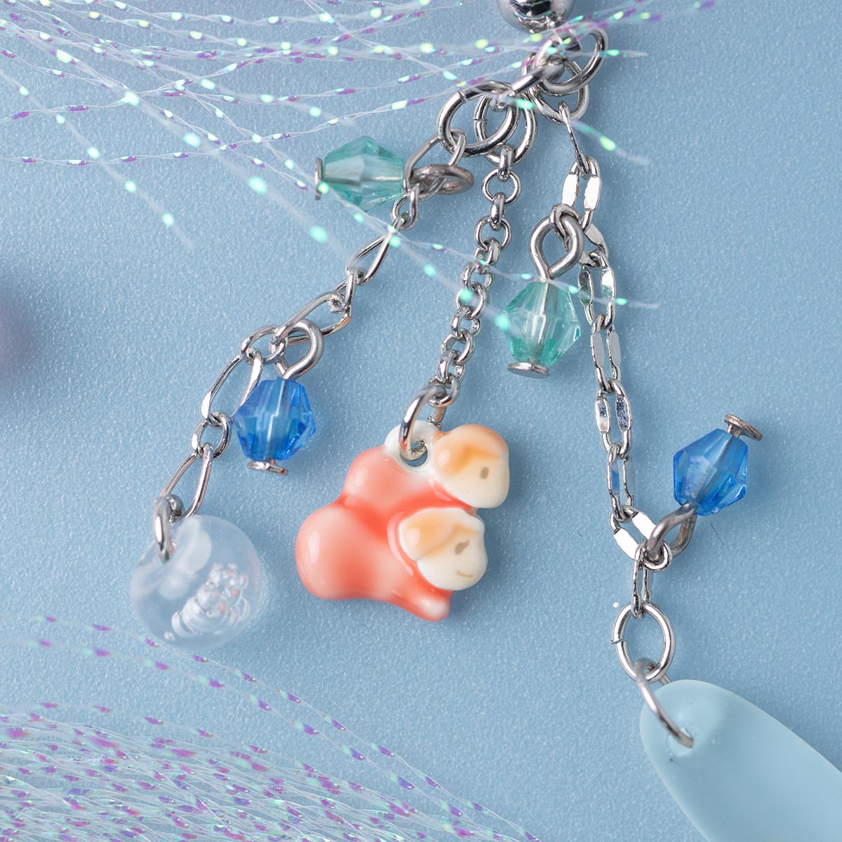 Ponyo on the Cliff by the Sea Earrings Yurayura