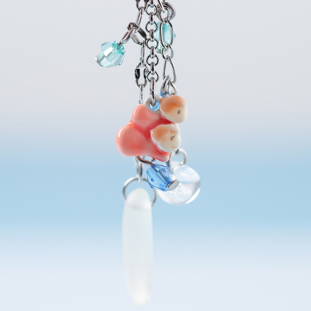 Ponyo on the Cliff by the Sea Earrings Yurayura