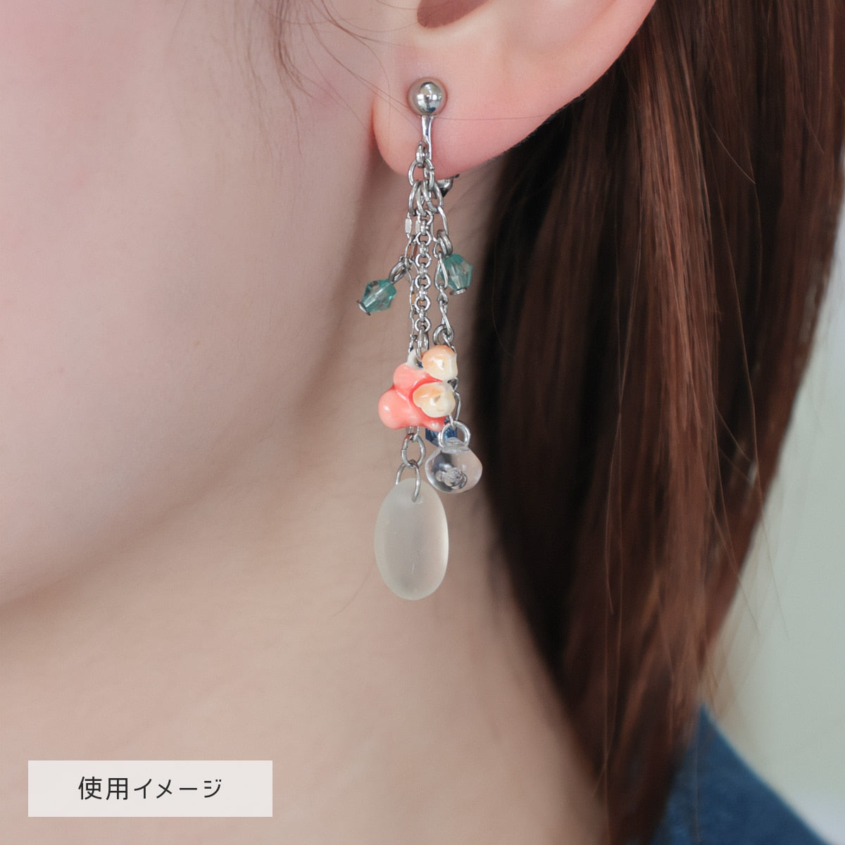 Ponyo on the Cliff by the Sea Earrings Yurayura