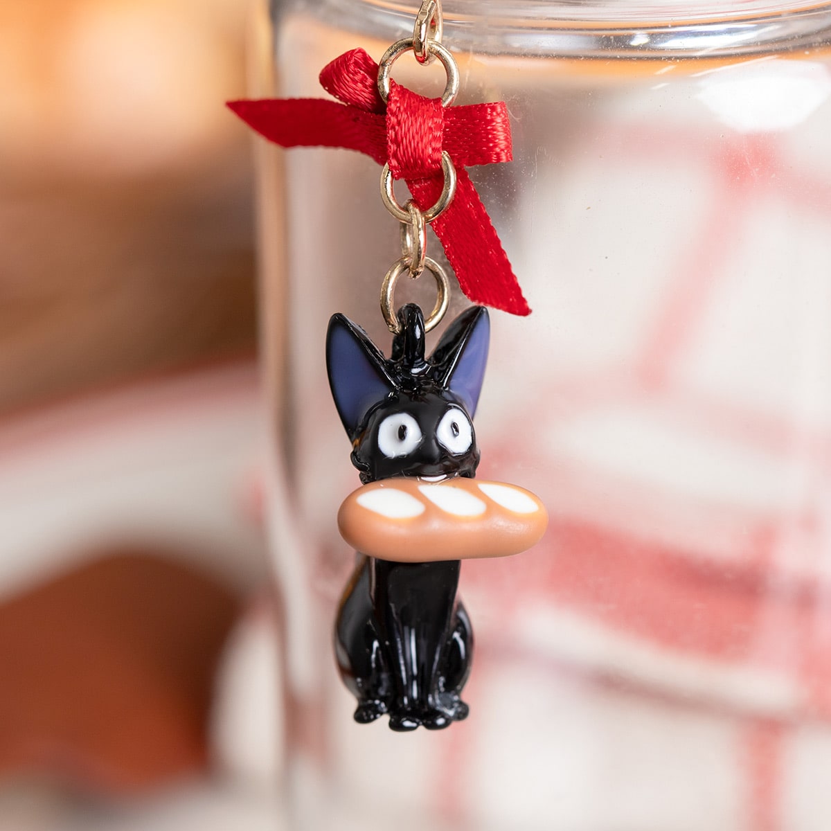 Kiki's Delivery Service Bakery Jam Jar and Jiji Earrings 4990593562893
