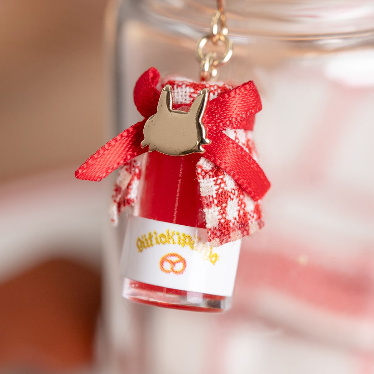 Kiki's Delivery Service Bakery Jam Jar and Jiji Earrings 4990593562893