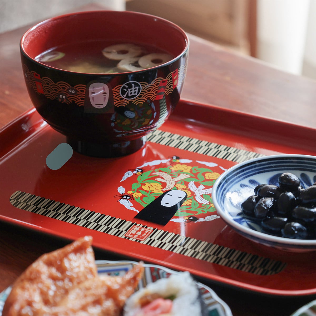 Spirited Away No-Face Lacquered Soup Bowl N2 4973307476037