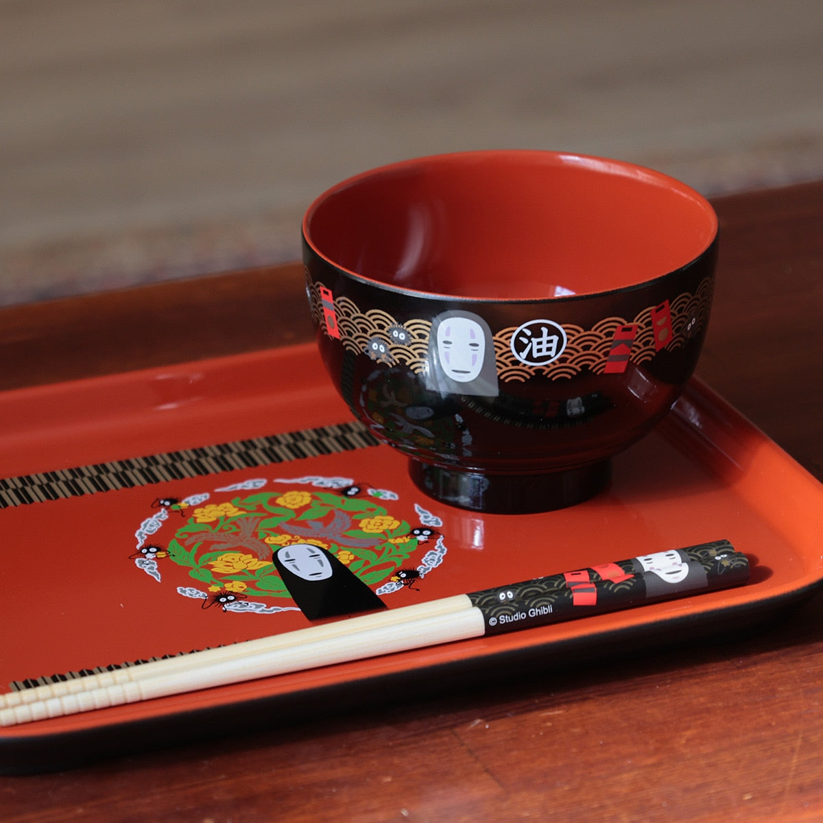 Spirited Away No-Face Lacquered Soup Bowl N2 4973307476037