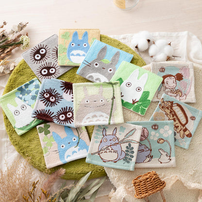 Studio Ghibli My Neighbor Totoro Gobelin Woven Coasters 4-Piece Botanical Garden