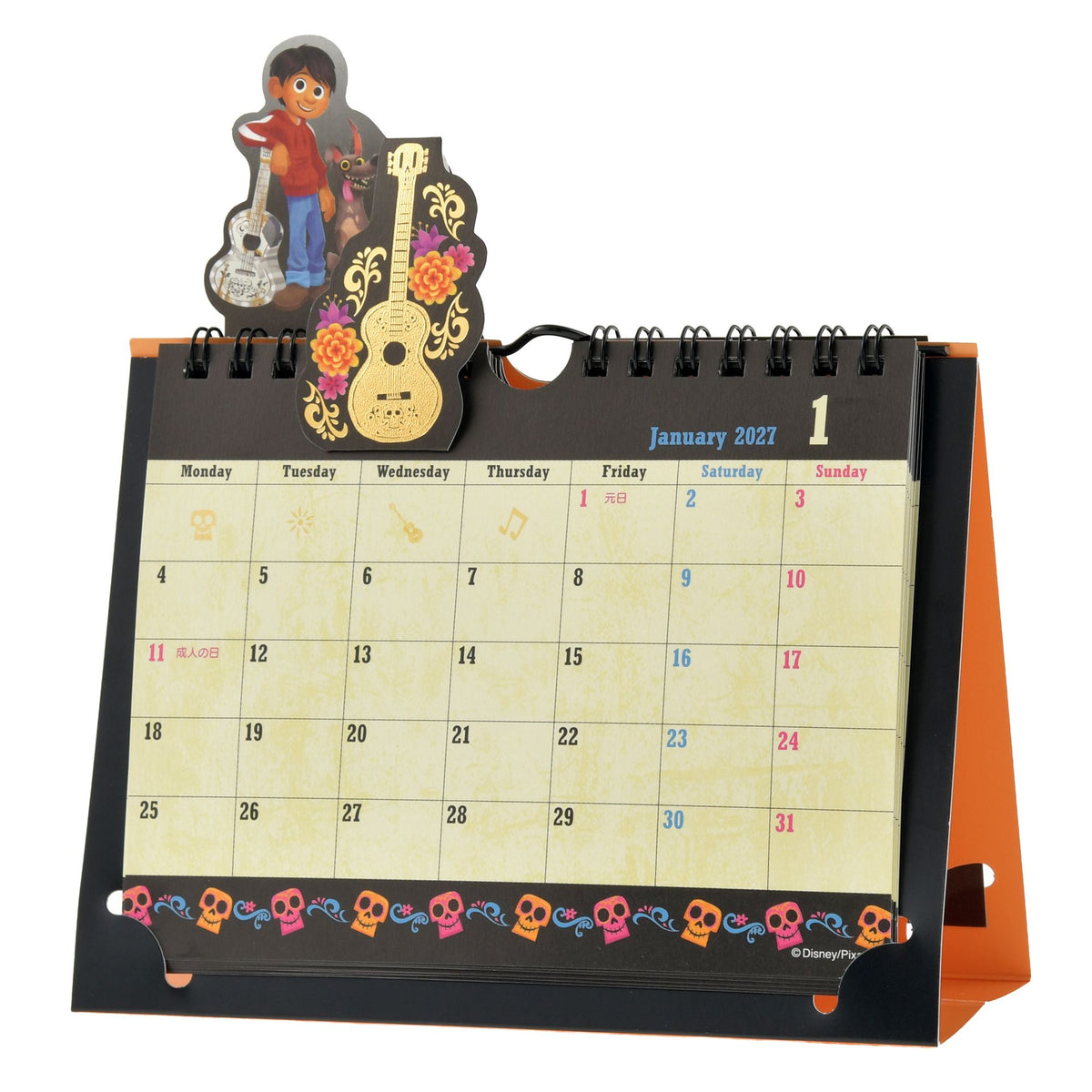Coco Desktop Pop-Up Metallic Calendar & Organizer 2027