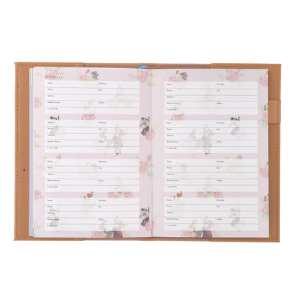 Sleeping Beauty Planner & Schedule Book B6 Embossed Storybook CALENDAR & ORGANIZER 2027