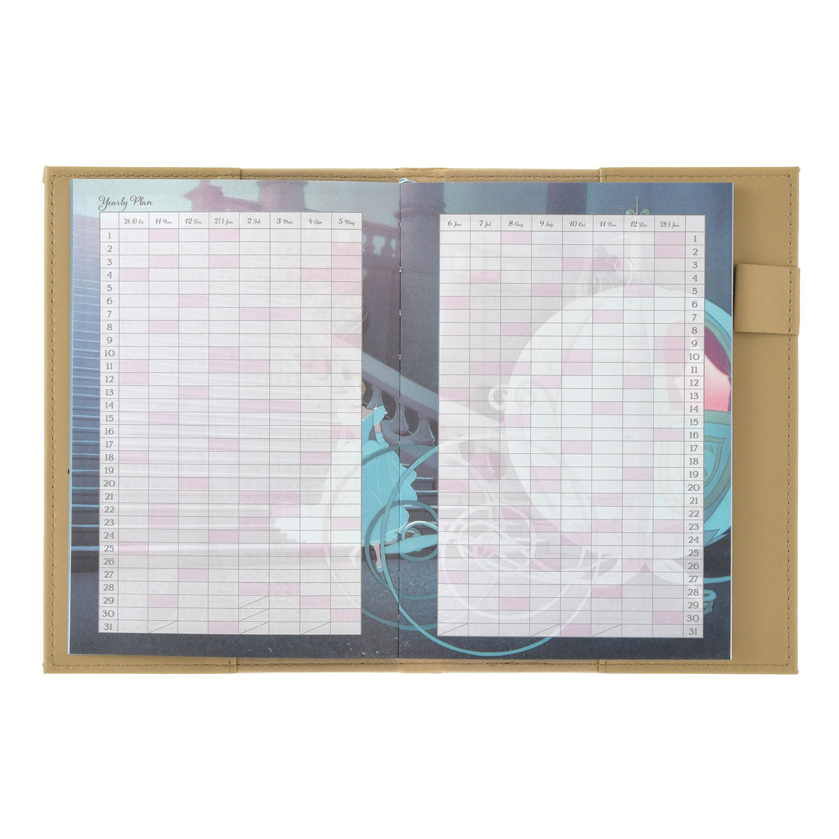 Cinderella Planner & Schedule Book B6 Embossed Storybook CALENDAR & ORGANIZER 2027