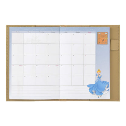 Cinderella Planner & Schedule Book B6 Embossed Storybook CALENDAR & ORGANIZER 2027