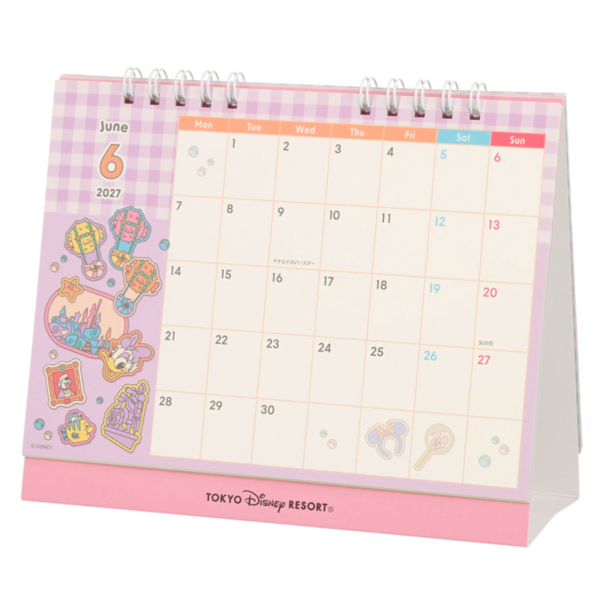 Desk Calendar 2027 Mickey Mouse and Friends