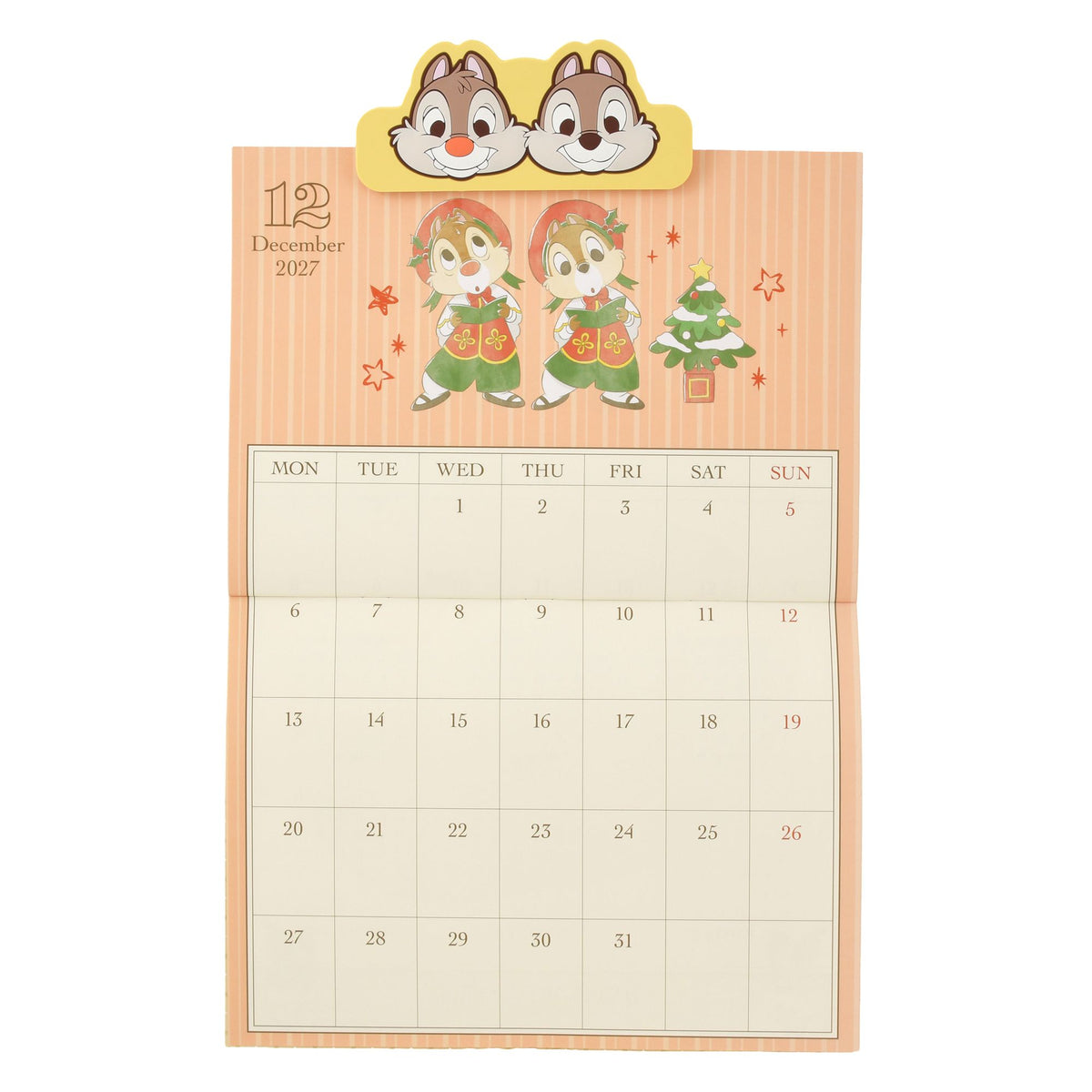 Chip 'n' Dale Wall Calendar with Clip—CALENDAR & ORGANIZER 2027