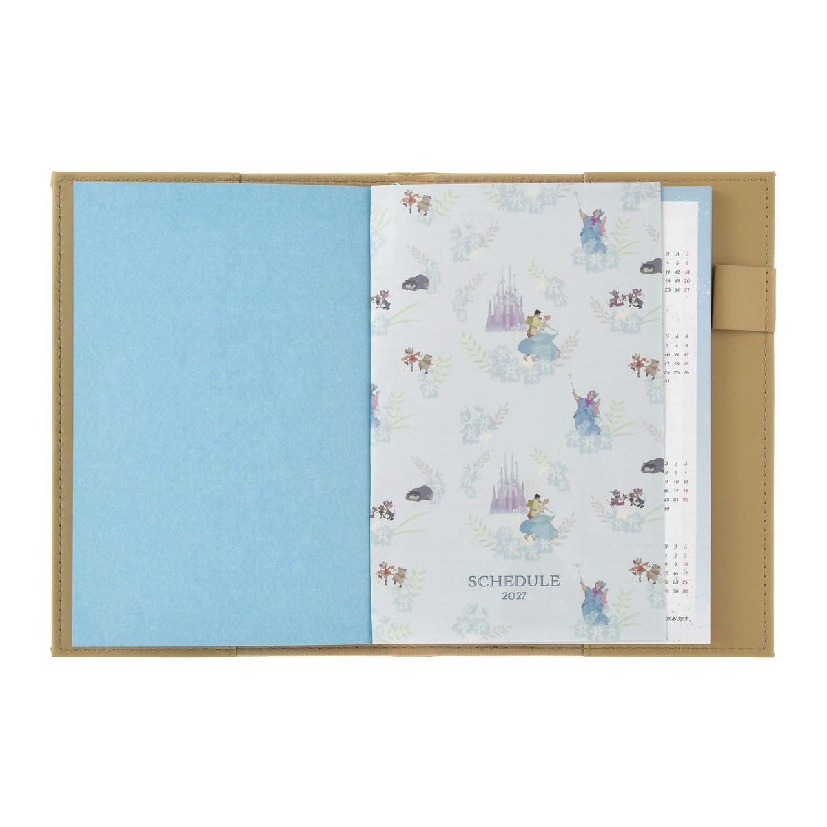 Cinderella Planner & Schedule Book B6 Embossed Storybook CALENDAR & ORGANIZER 2027