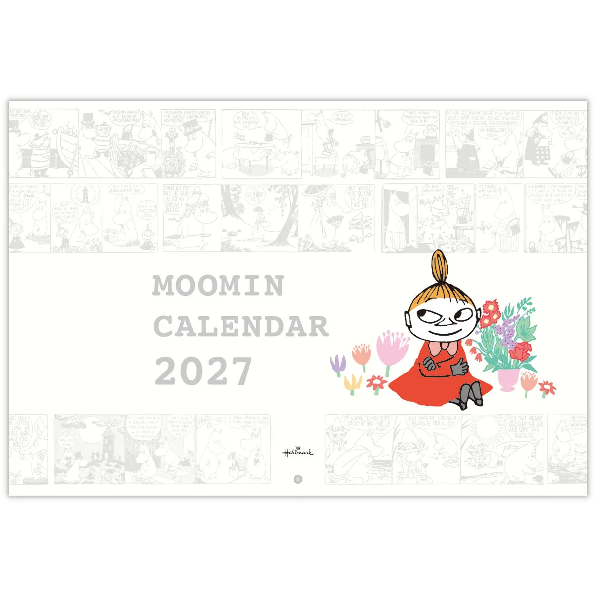 Large Fold-Out Wall Calendar (Little My)853259【2027 Year 1[Start of the Month]