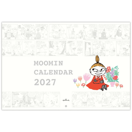 Large Fold-Out Wall Calendar (Little My)853259【2027 Year 1[Start of the Month]