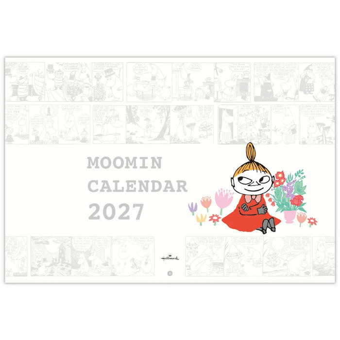 Large Fold-Out Wall Calendar (Little My)853259【2027 Year 1[Start of the Month]