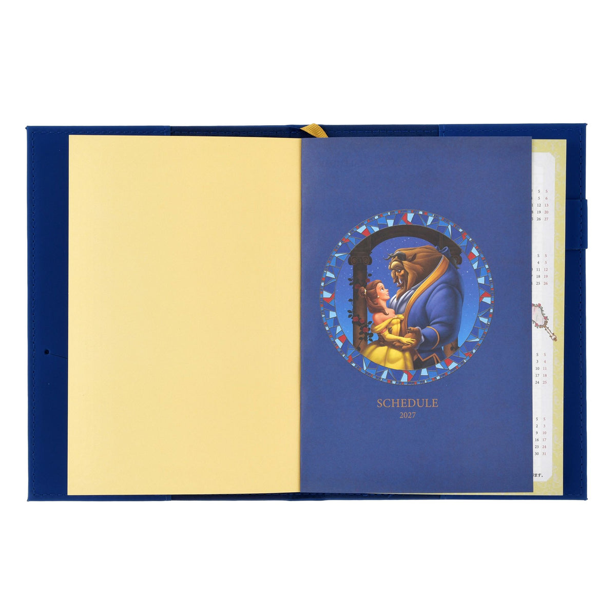 Beauty and the Beast: Planner & Schedule Book B6 Embossed CALENDAR & ORGANIZER 2027