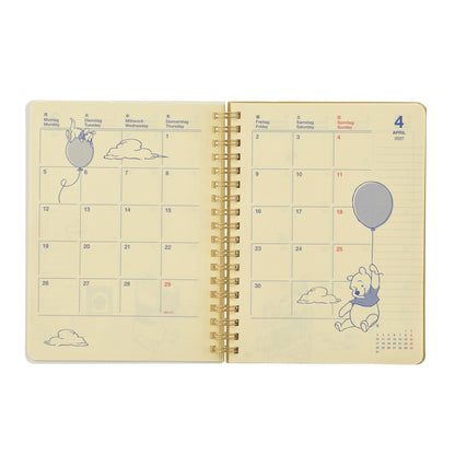 [Delphonix] Pooh & Friends Rollbahn Diary L Planner & Schedule Book CALENDAR & ORGANIZER 2027