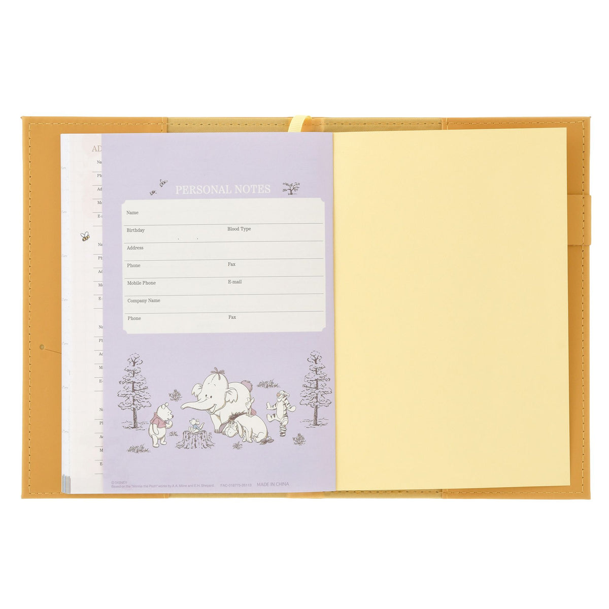 Winnie the Pooh & Friends: Planners & Schedulers B6 Embossed CALENDAR & ORGANIZER 2027