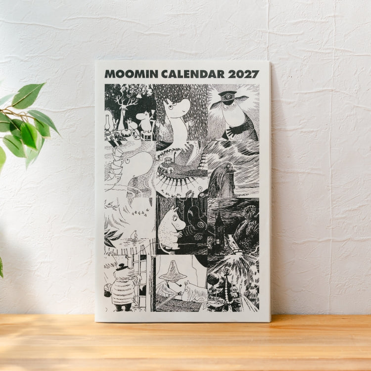 HIGHTIDE Tabloid-Size Calendar (Moomin)27NH005【2027 Year 1[Start of the Month]