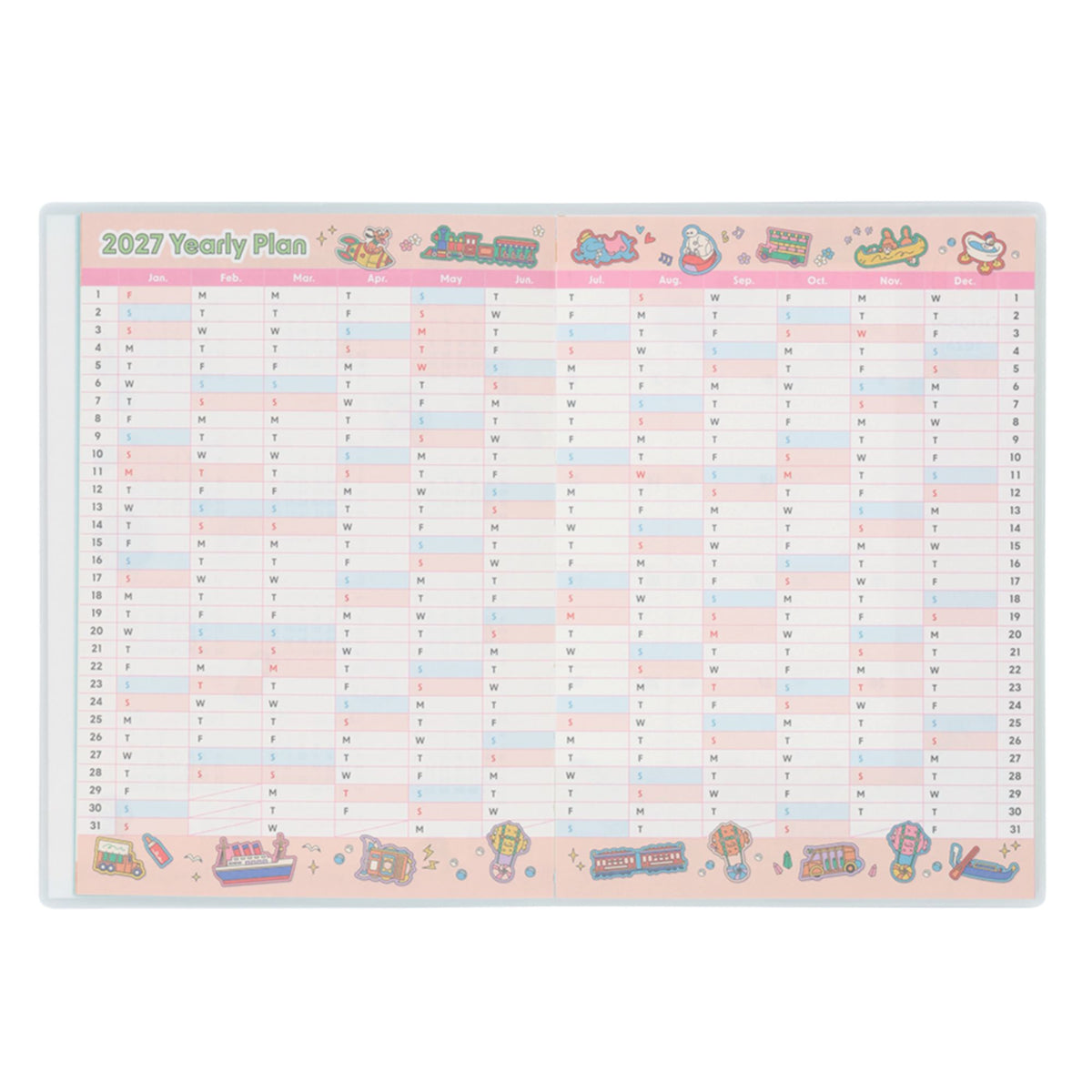 Planner 2027 Mickey Mouse and Friends
