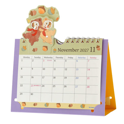 Chip 'n' Dale Desktop Pop-Up Calendar: Costume Calendar & Organizer 2027