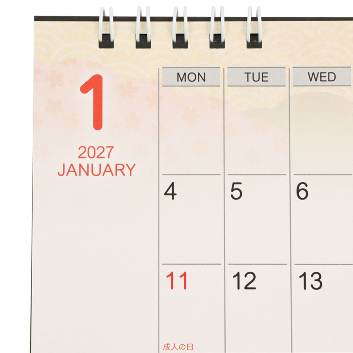 Desk Calendar 2027