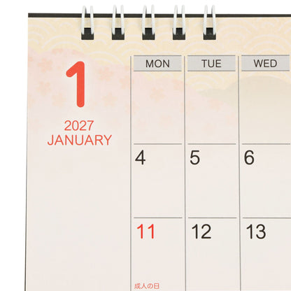 Desk Calendar 2027