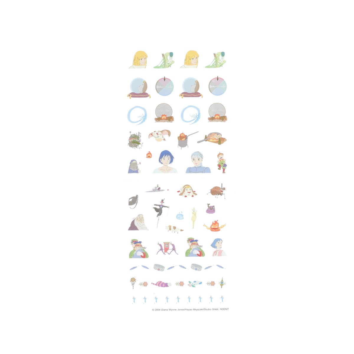 Howl's Moving Castle Schedule Sticker SHR-01N