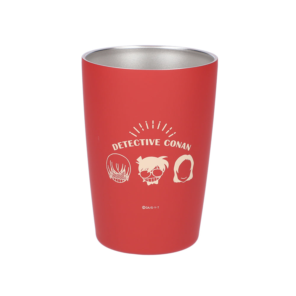 Detective Conan Plaza Stainless Steel Tumbler, Café Poirot