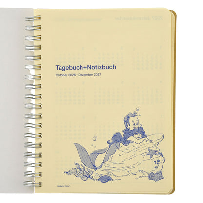 [Delphonix] The Little Mermaid Rollbahn Diary L Planner & Schedule Book CALENDAR & ORGANIZER 2027