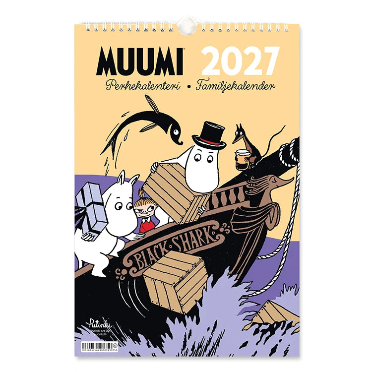 10 Scheduled for delivery around mid-month* PUTINKI Wall-Mounted Family Calendar [2027 Year 1[Start of the Month]PTK050799<Pre-order Item>