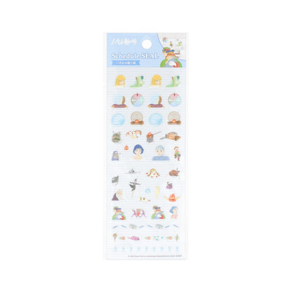 Howl's Moving Castle Schedule Sticker SHR-01N