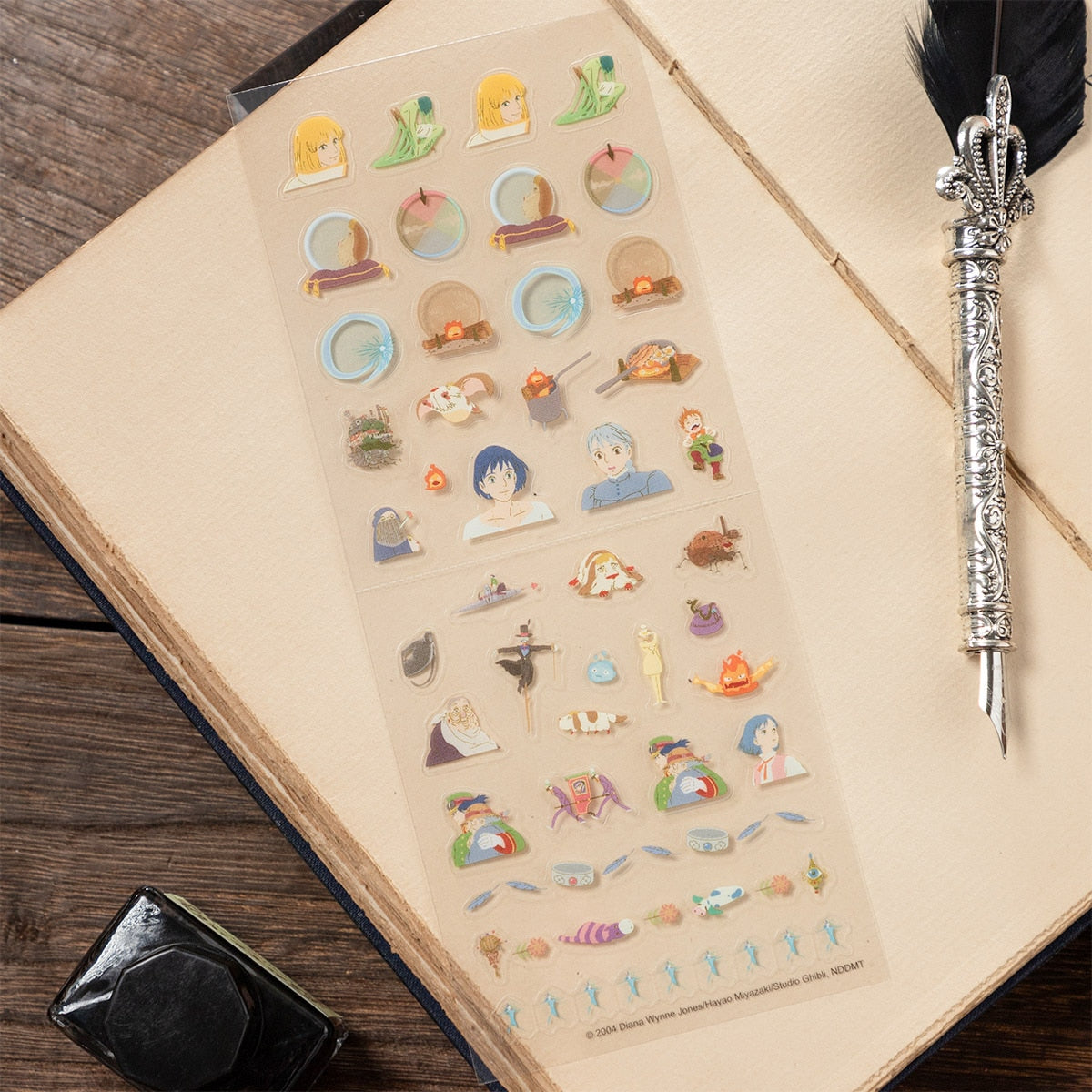Howl's Moving Castle Schedule Sticker SHR-01N