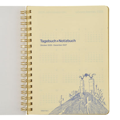 [Delphonix] Tim Burton's The Nightmare Before Christmas Rollbahn Diary L Planner & Schedule Book CALENDAR & ORGANIZER 2027