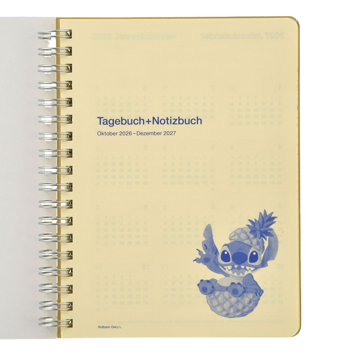 [Delphonics] Lilo, Stitch, Scrump Rollbahn Diary L Planner & Schedule Book CALENDAR & ORGANIZER 2027