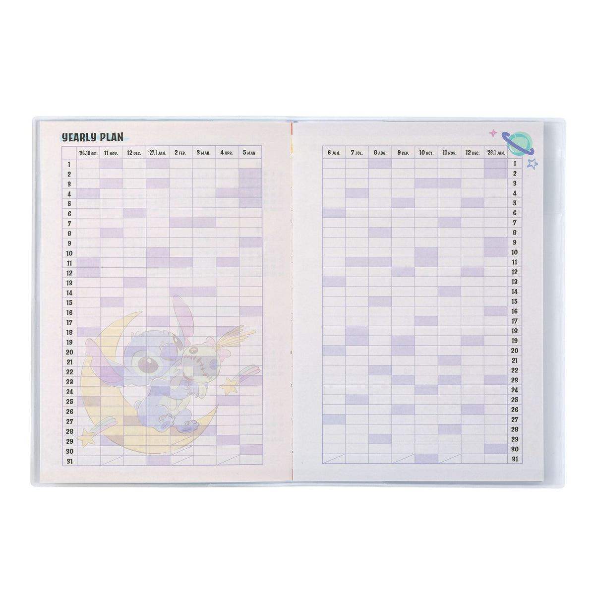 Stitch & Scrump Notebooks and Planners B6 CALENDAR & ORGANIZER 2027