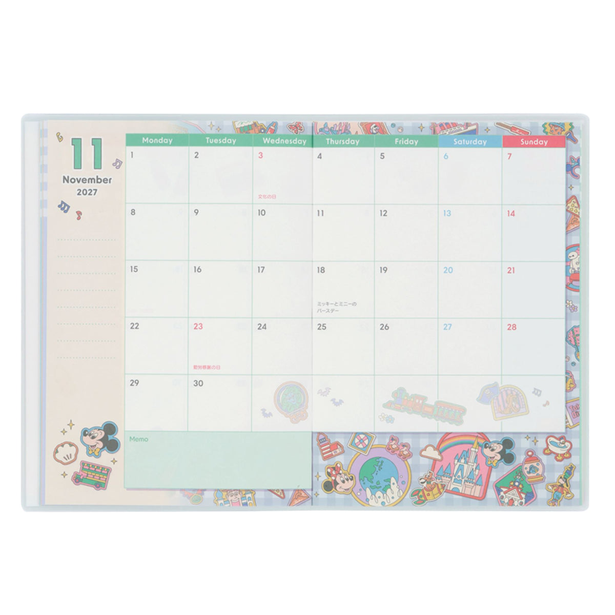 Planner 2027 Mickey Mouse and Friends