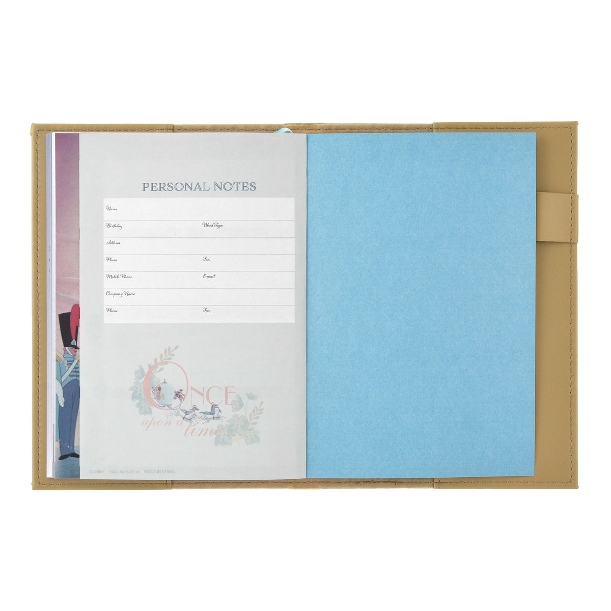 Cinderella Planner & Schedule Book B6 Embossed Storybook CALENDAR & ORGANIZER 2027