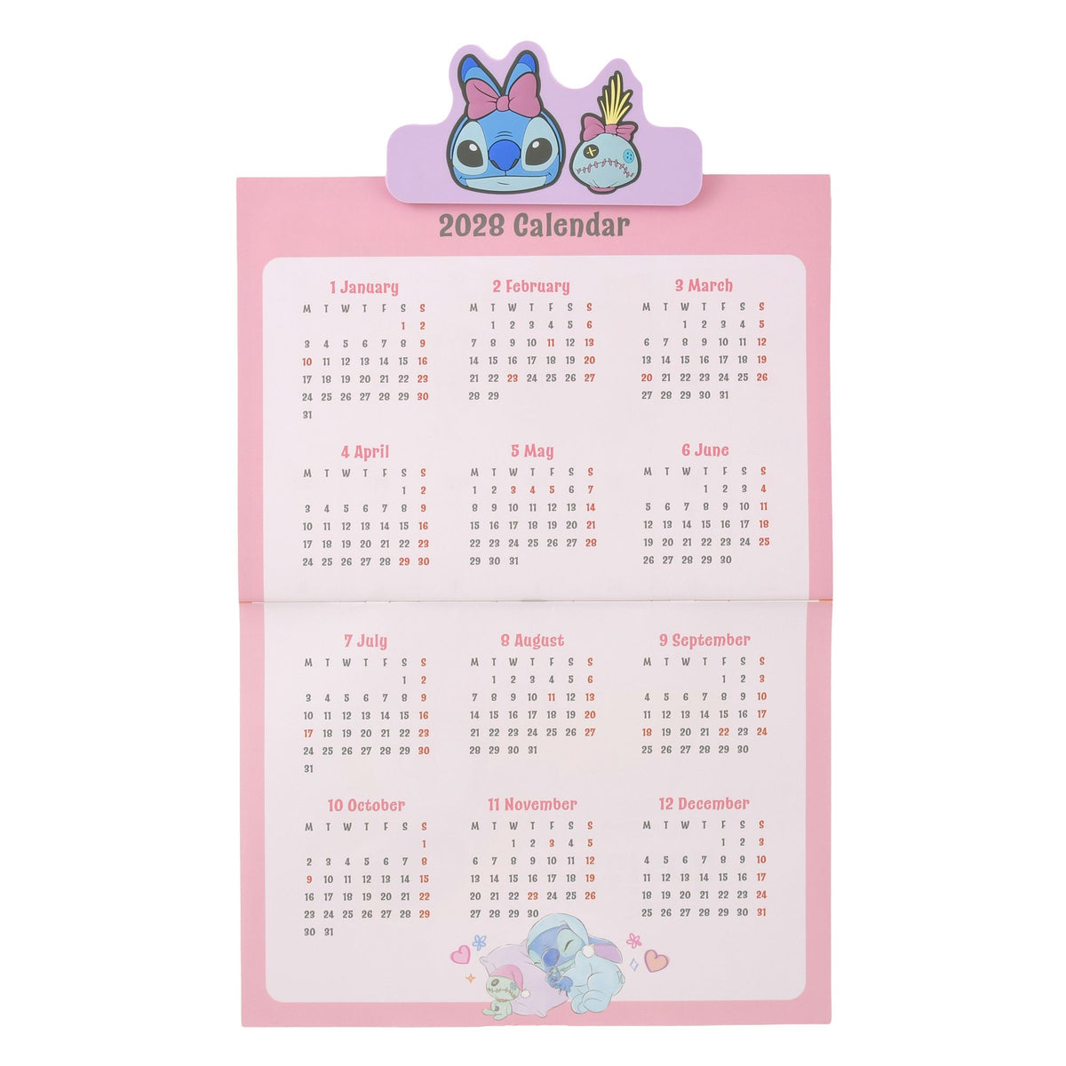 Stitch & Scrump Wall Calendar with Clip CALENDAR & ORGANIZER 2027